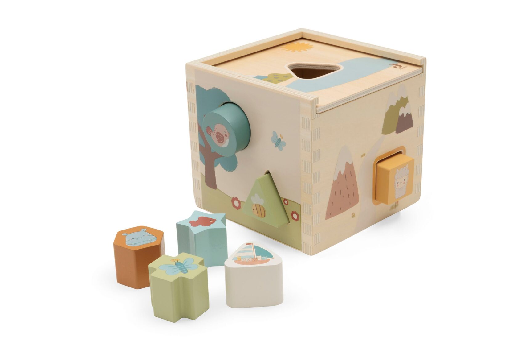 Boîte à formes en bois FSC Jollies – Jollein
