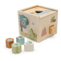 Boîte à formes en bois Jollies Jollein avec ses formes en bois