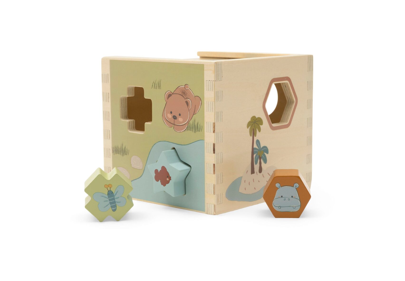 Cube d’encastrement en bois Jollies