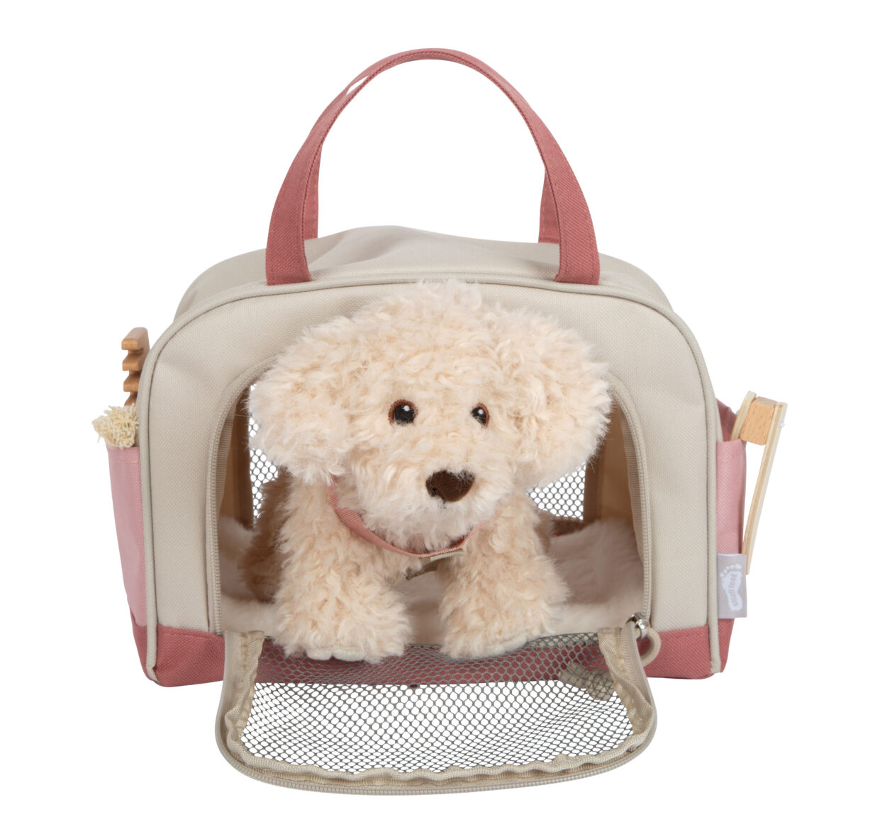 12838_41-hund-mit-tasche-und-pflege-set-rosa-small-foot-hund-sitzt-bereit-zur-reise.jpg