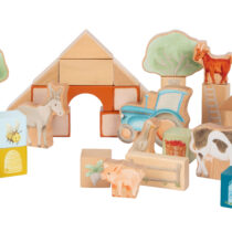 Blocs de construction en bois Farm Buddies (2)