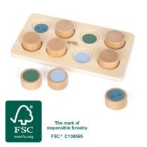 Jeu de mémo tactile Montessori