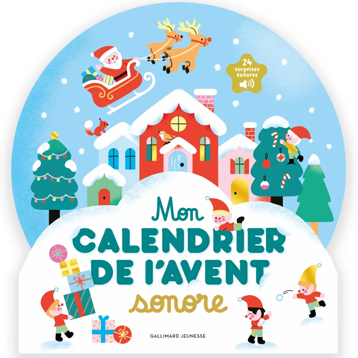 Mon calendrier de l’Avent sonore – 24 surprises sonores — Gallimard Jeunesse
