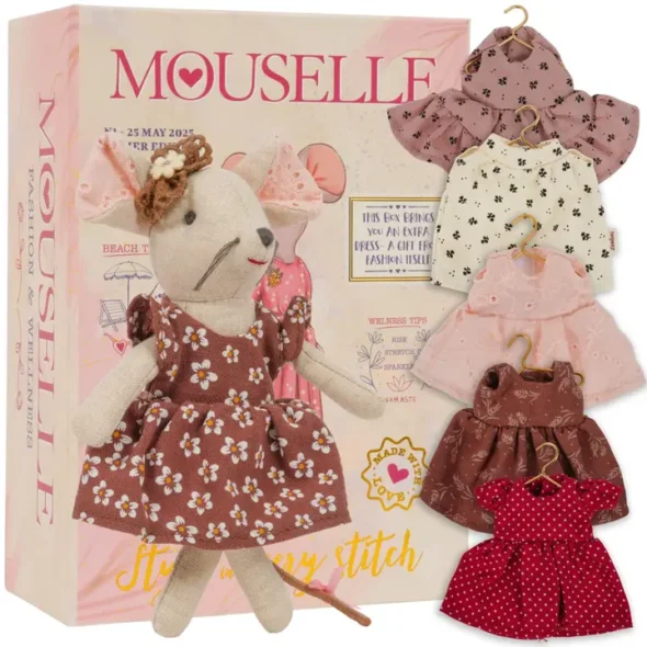 Petite souris Mouselle et sa garde-robe Levlovs