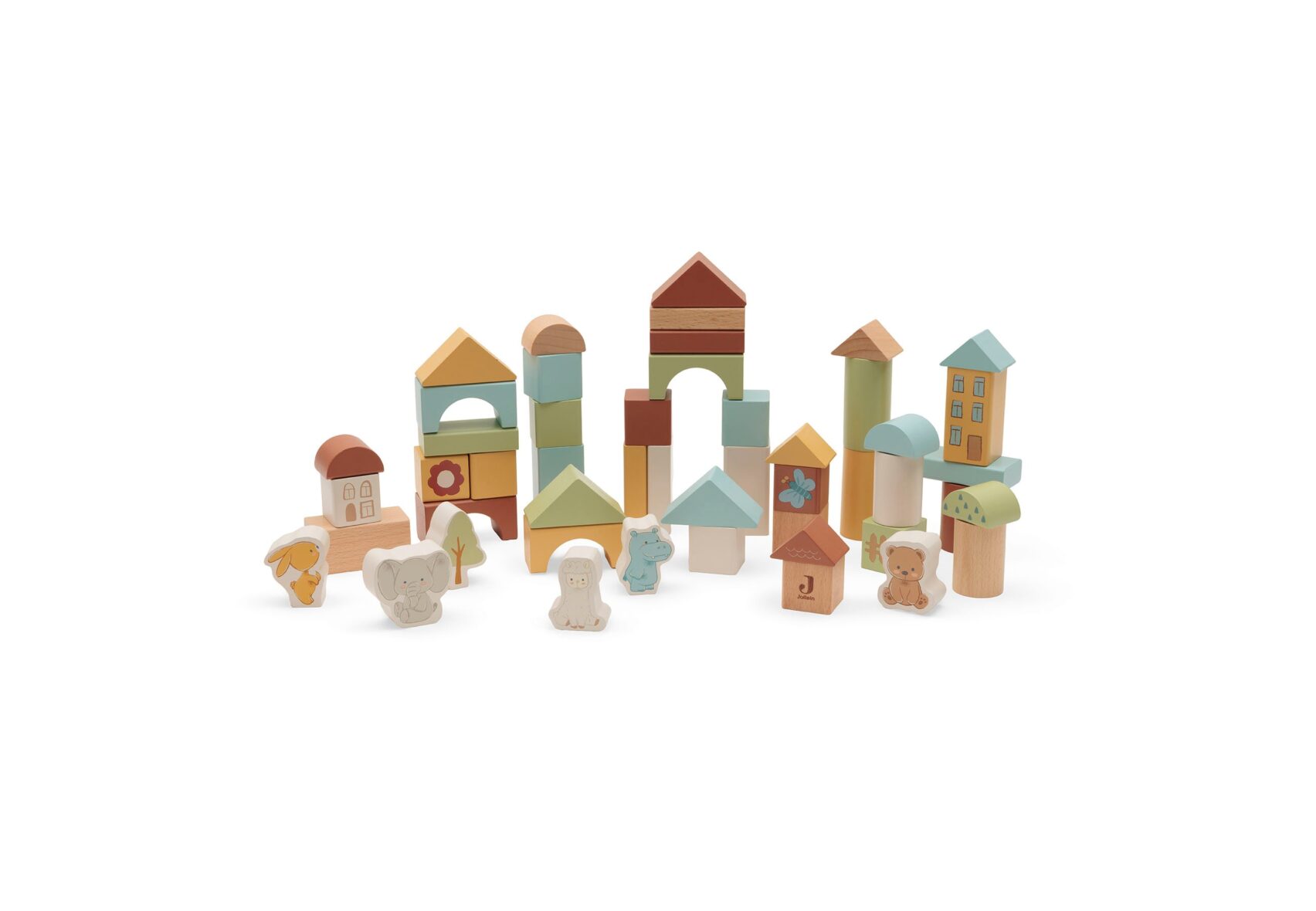 Set de blocs en bois FSC Jollies – Jollein