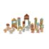 Set de 50 blocs en bois Jollies Jollein aux couleurs douces