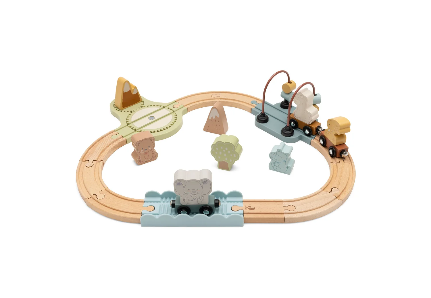 Set de train en bois FSC Jollies – Jollein