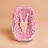 Coque siège auto pour poupée vichy rose – Tiny Harlow