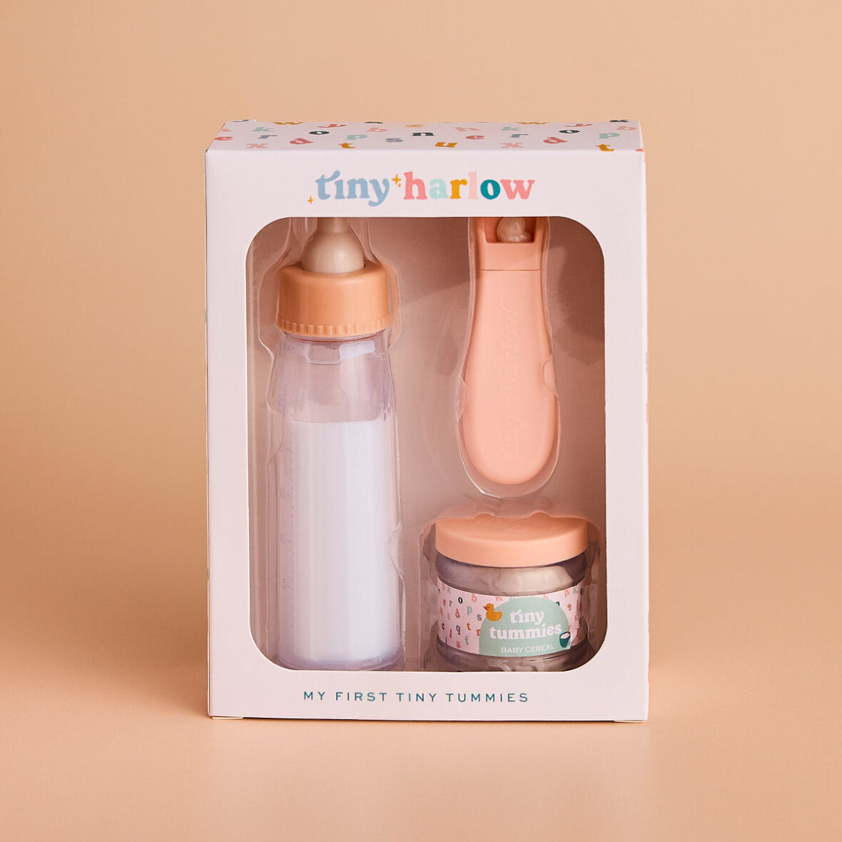 Coffret mon premier petit pot pour poupée, lait et céréales – Tiny Harlow