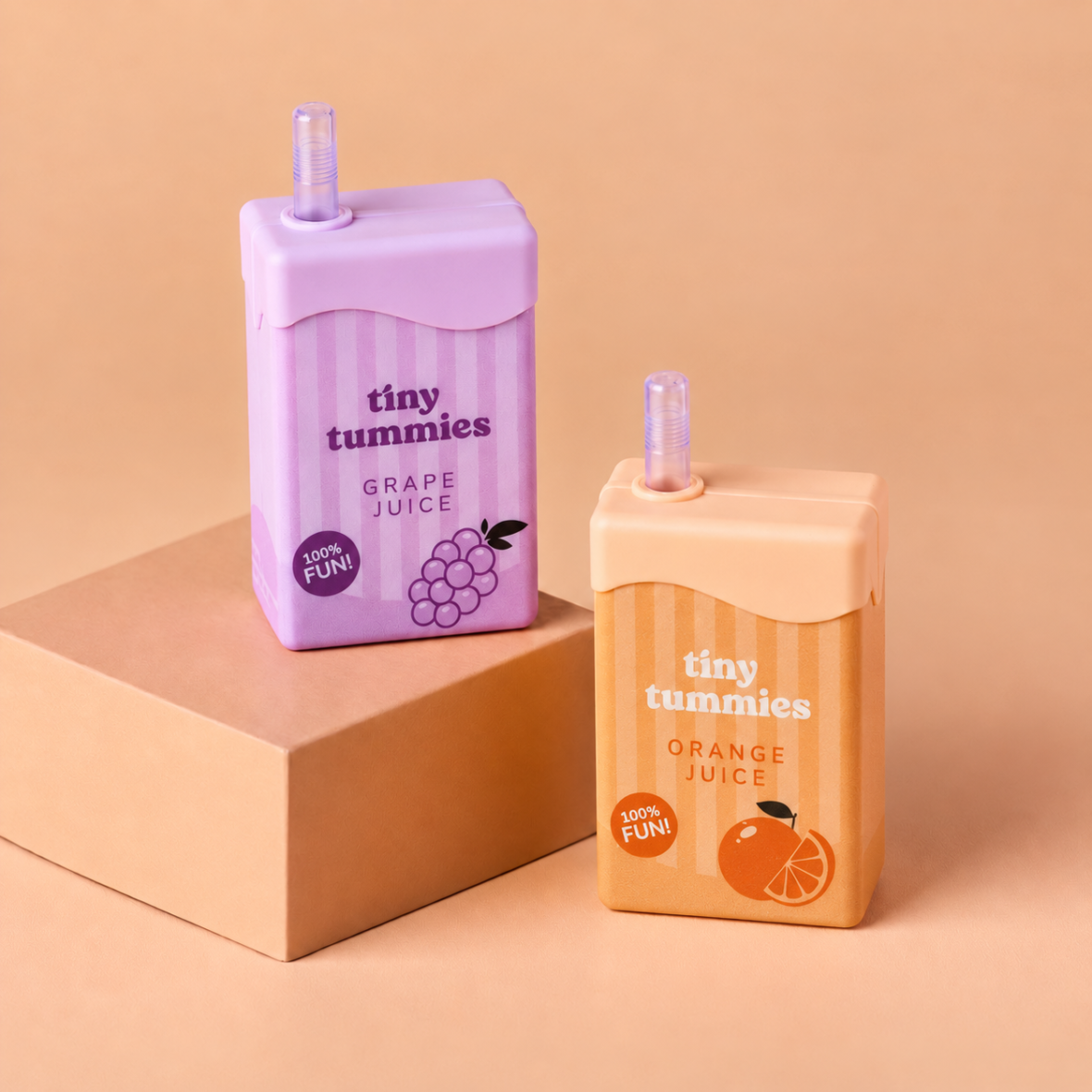 Duo de jus de fruits magiques raisin et orange pour poupée – Tiny Harlow