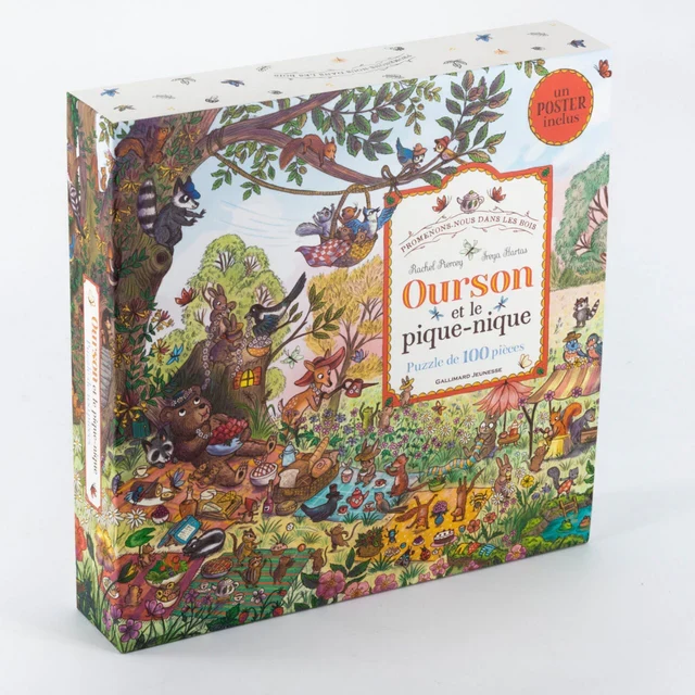 Ourson et le pique-nique – Puzzle 100 pièces — Gallimard Jeunesse