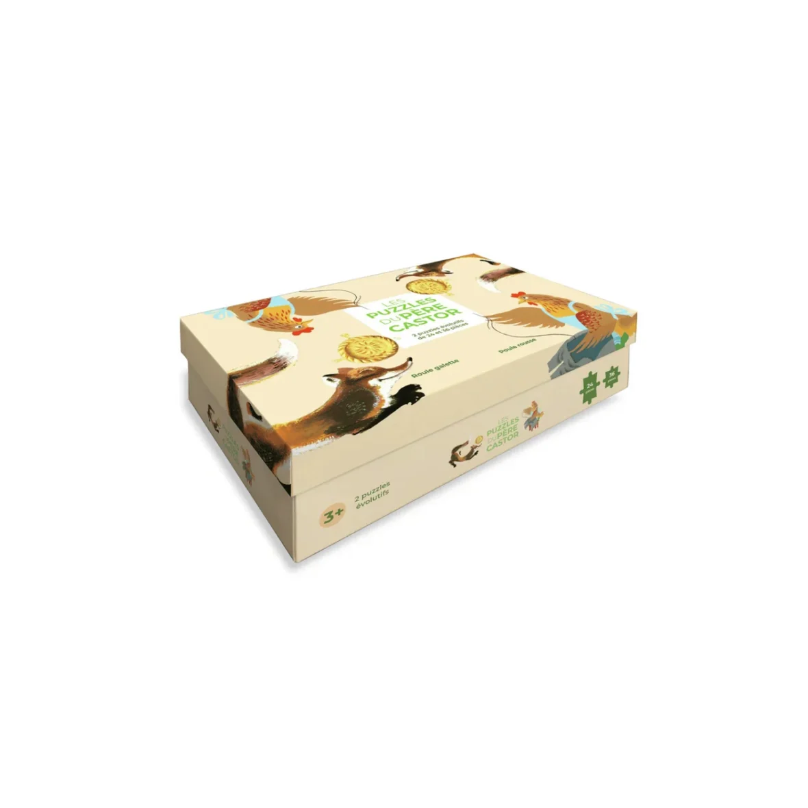 Les puzzles du Père Castor – Roule galette & Poule rousse — Flammarion Jeunesse